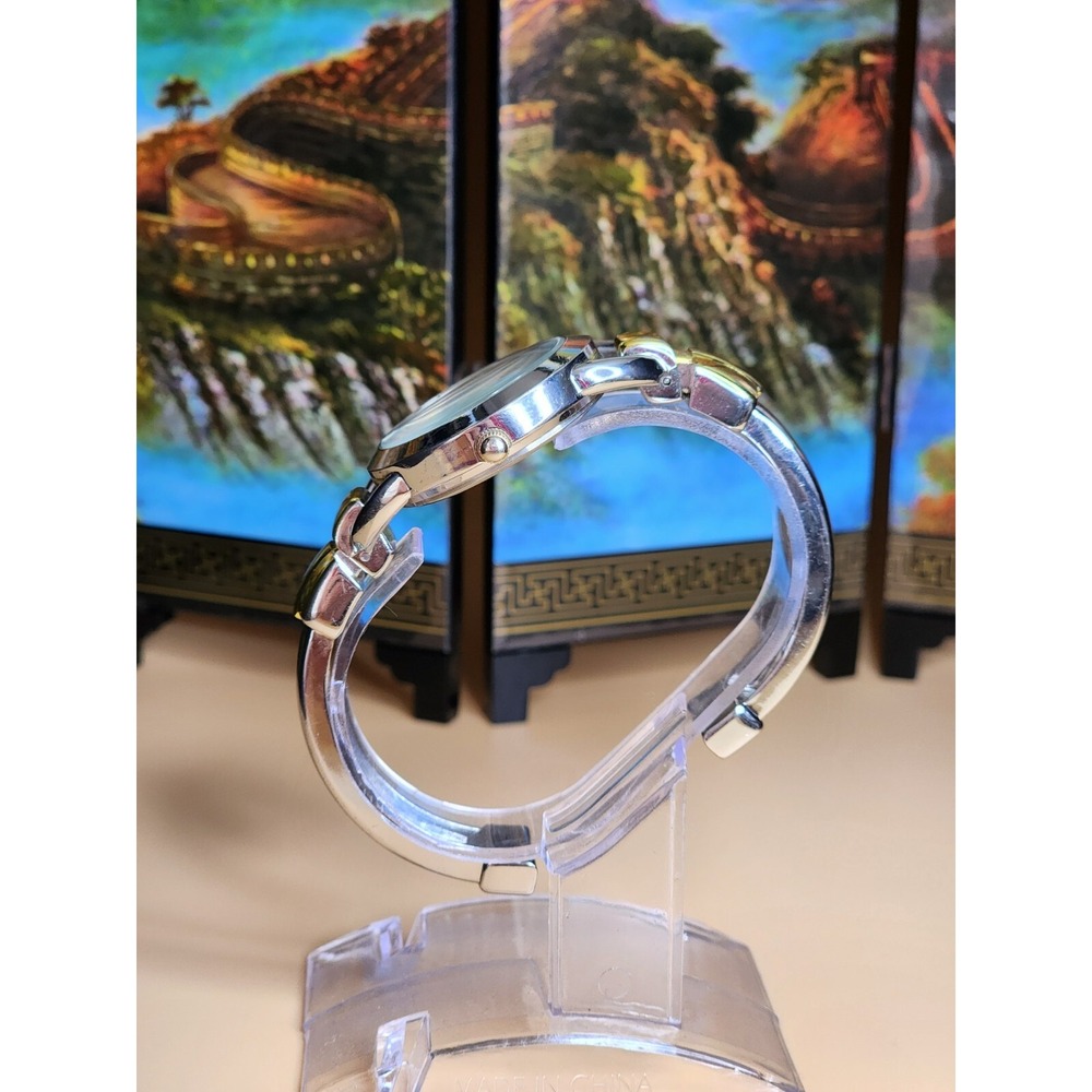 STUDIO Gold & Silver Tone Cuff Watch Adjustable Very Comfortable FREE $HIPPING!! - Picture 3 of 8